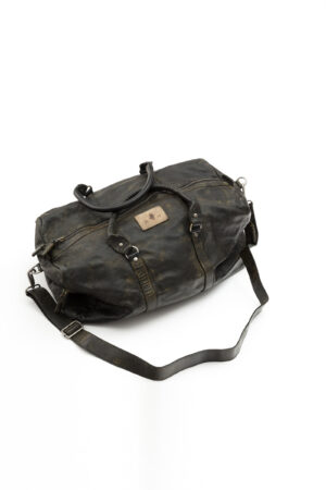 Sac weekend cuir vintage