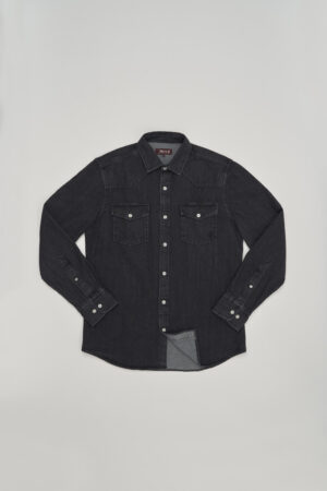 Chemise denim western