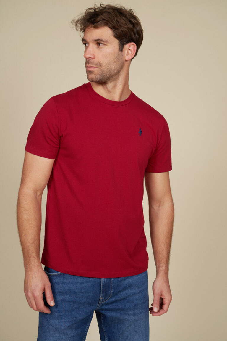 T-shirt slim uni col rond