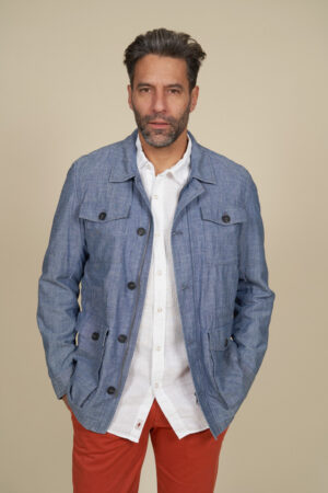 Saharienne en denim