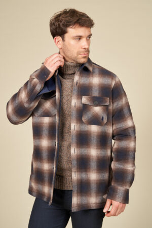 Surchemise flanelle carreaux fondus Surchemise flanelle carreaux fondus