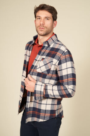 Chemise flanelle épaisse à carreaux