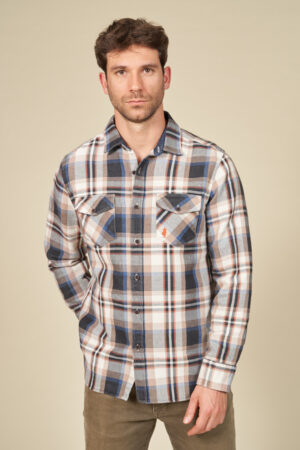 Jersey check shirt