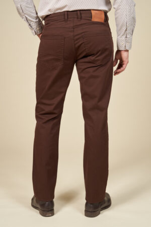 Pantalon 5 poches gabardine uni Pantalon 5 poches gabardine uni