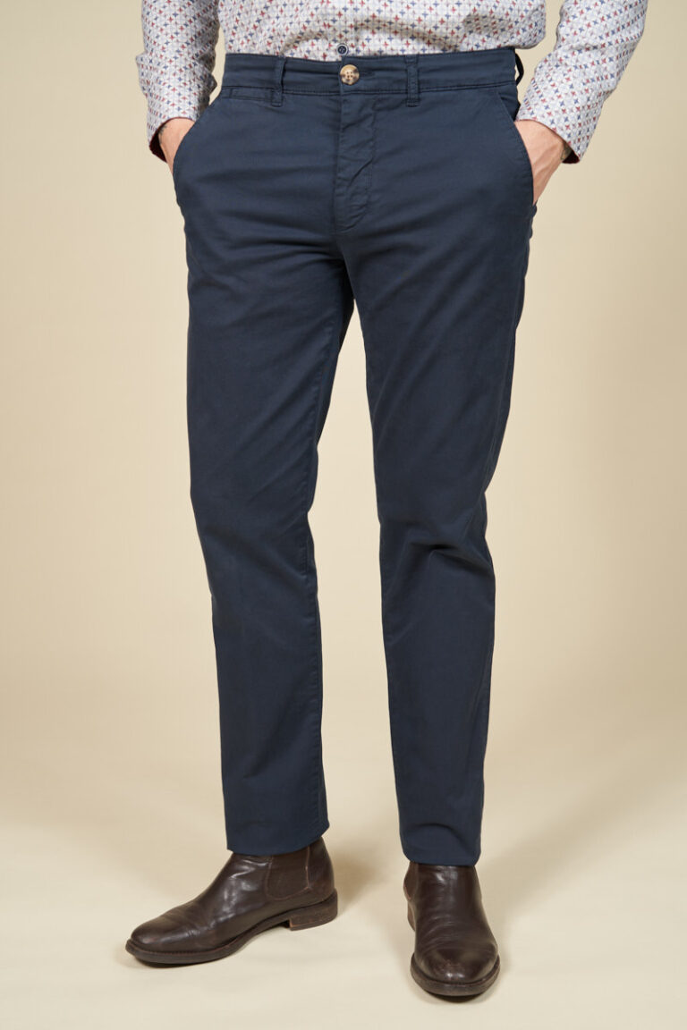 Gabardine chino pants