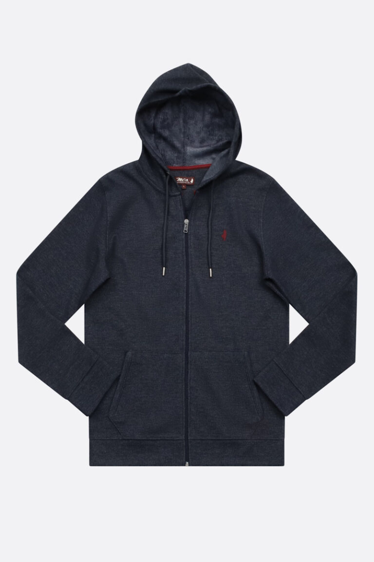 Zipped heavy hoodie