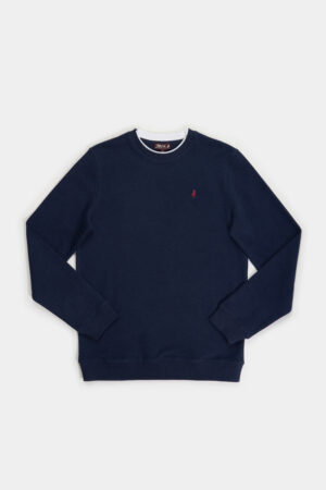 Sweatshirt doux col doublé