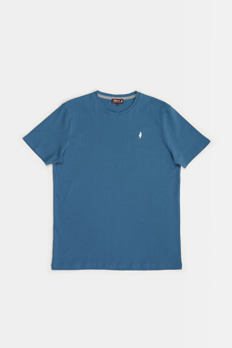 T-shirt col rond uni épais