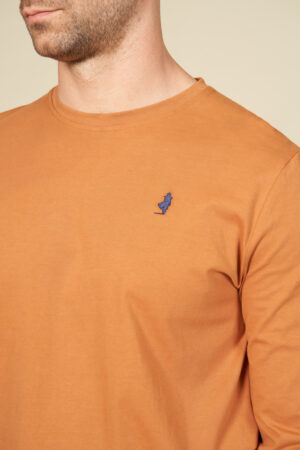 T-shirt manches longues uni col rond T-shirt manches longues uni col rond