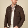 Nubuck jacket with sherpa lining
