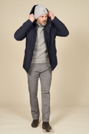 Parka longue à capuche