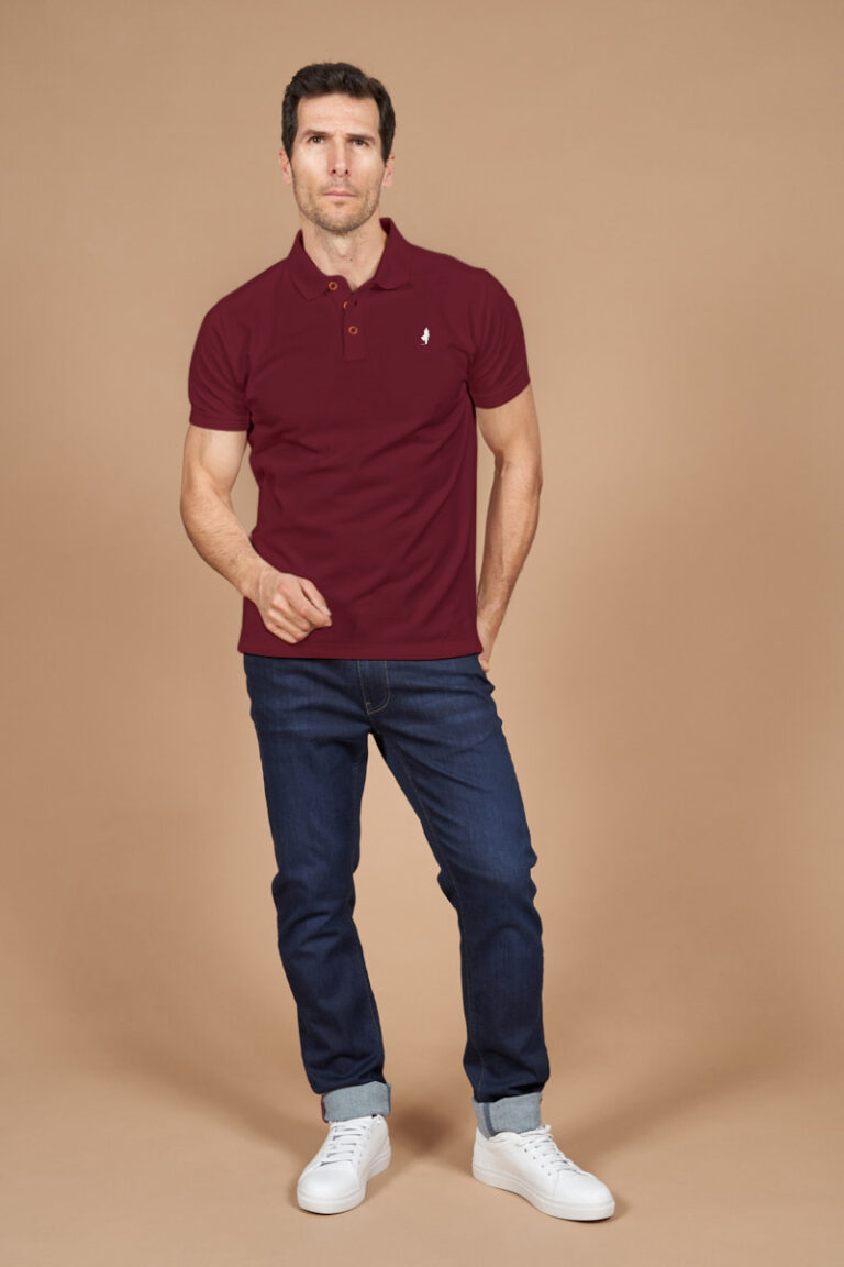 Polo piqué uni