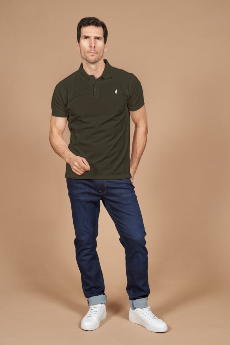 Polo piqué uni