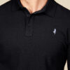 Polo uni couleurs basiques manches longues
