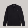 Polo uni couleurs basiques manches longues