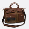 Sac canvas et cuir imprimé rider