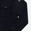 Straight-cut wool-blend jacket