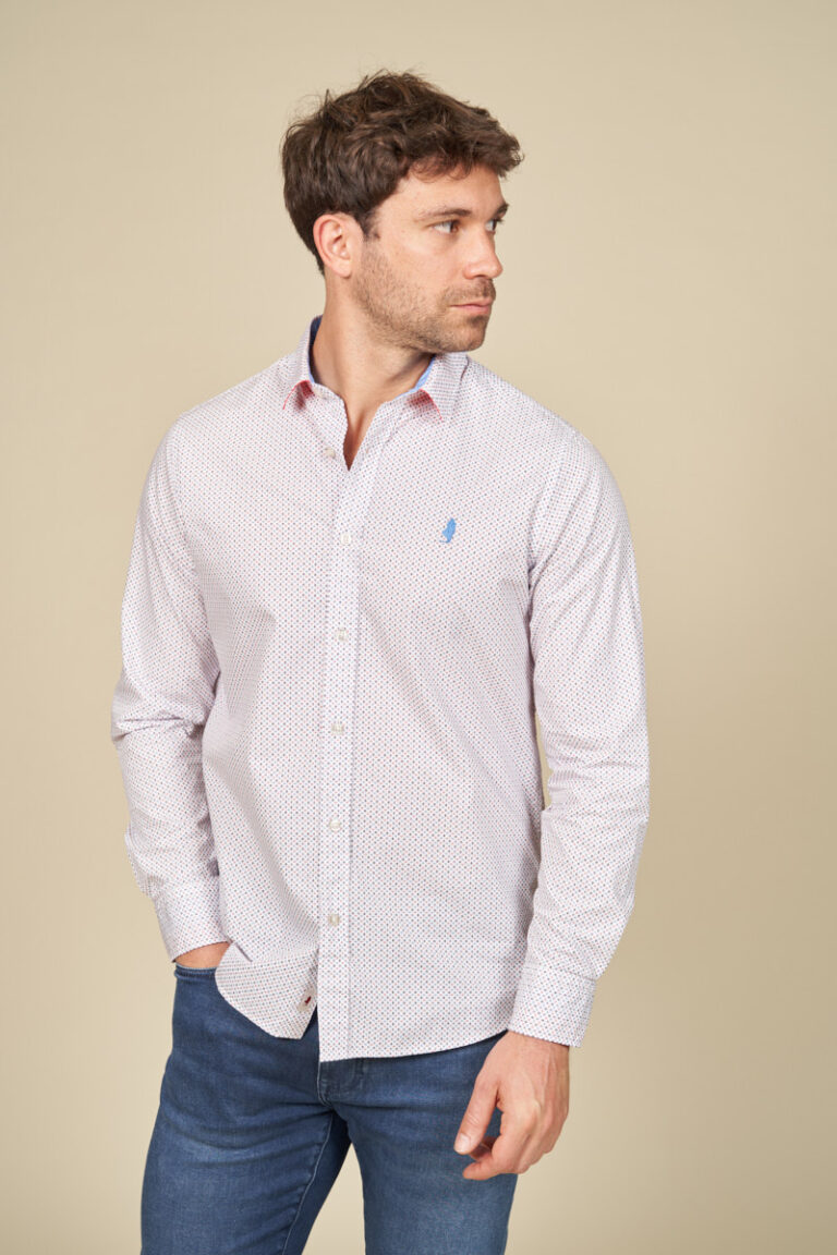 Chemise imprimée motif cravate