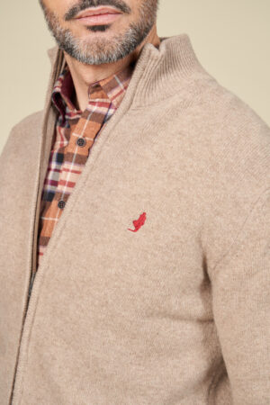 Gilet zippé lambswool Gilet zippé lambswool