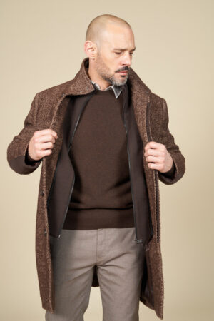 Manteau chevron