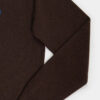 Pull col rond laine