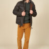 Veste parka enduite