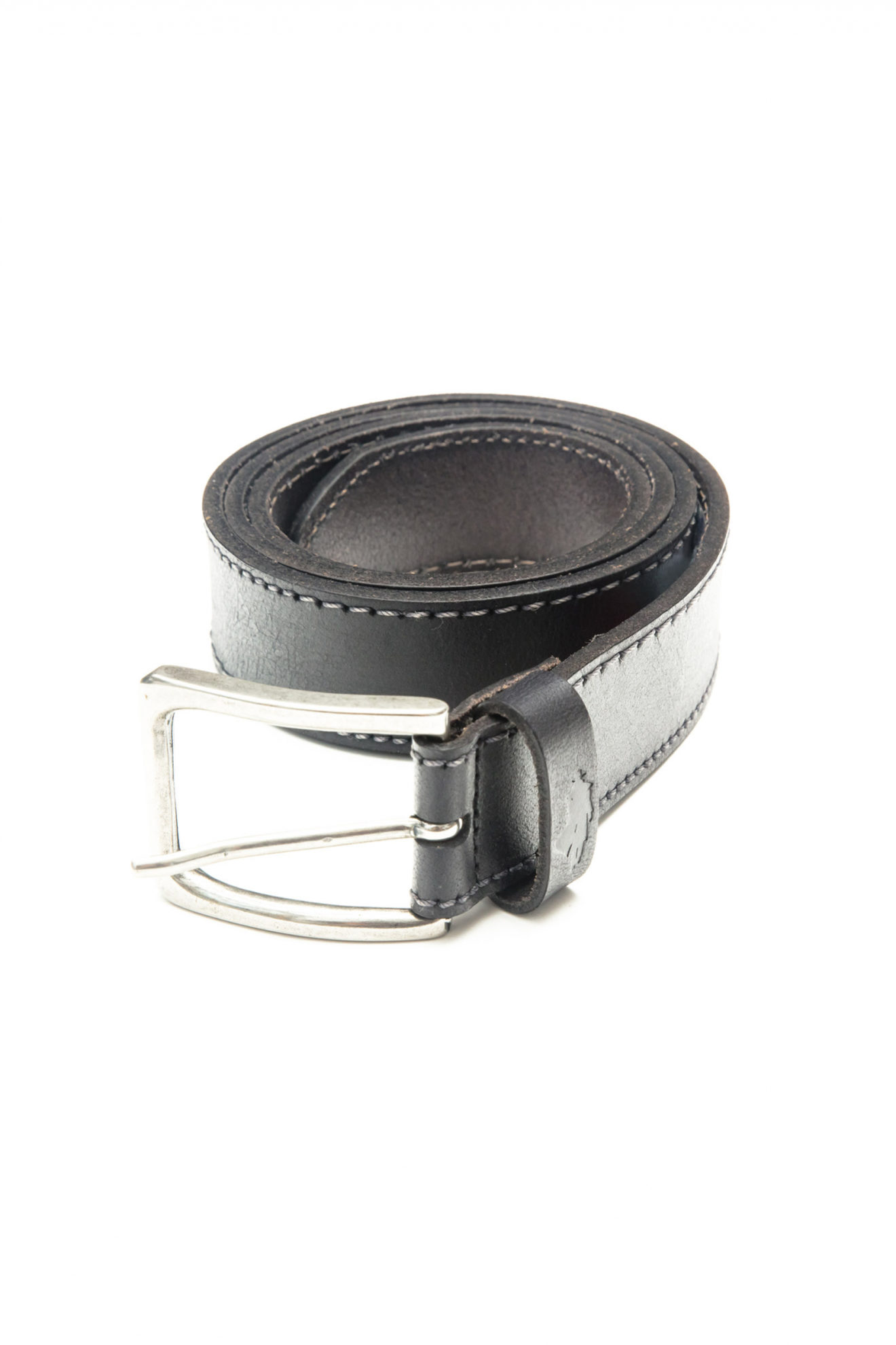 Saddle stitching leather belt MCS ex Marlboro Classic's