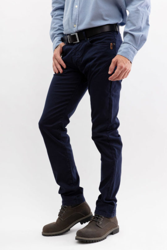 Five pockets light stretch denim mcs regular fit