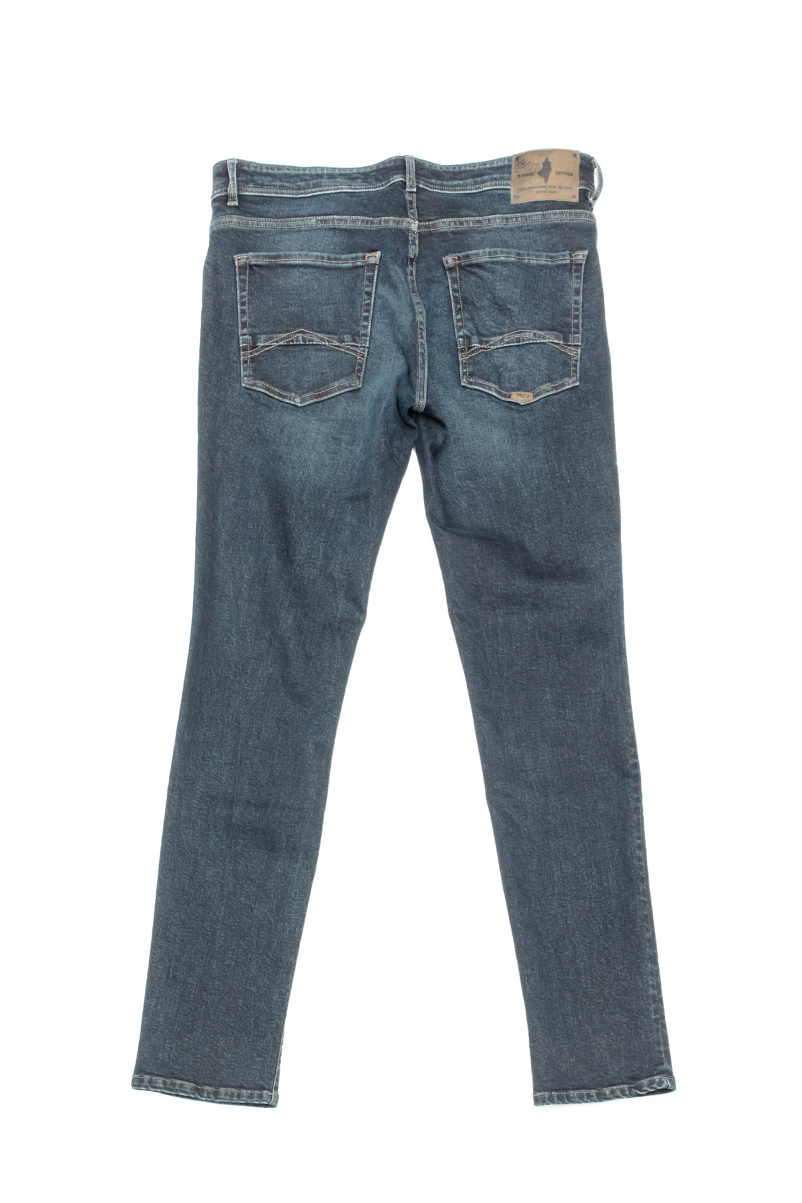 Regular Tapered blue brown jeans - MCS Men