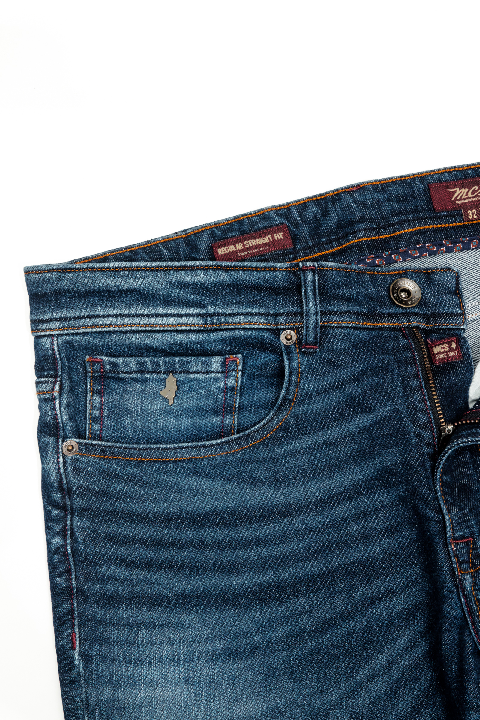 Regular straight jeans - MCS Men