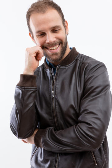 Blouson en cuir