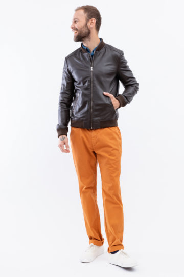 Blouson en cuir