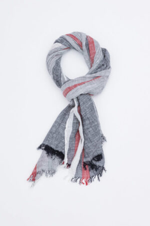 Chèche motif rayures