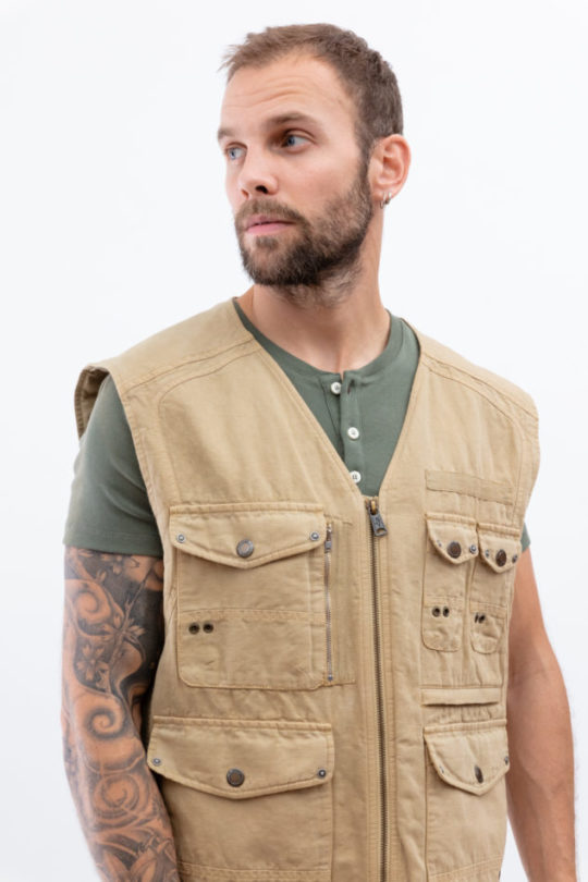 Gilet sans manches multipoches - MCS ex Marlboro Classic's