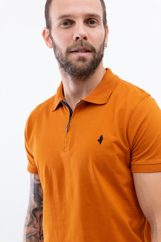 Polo sales fermeture eclair