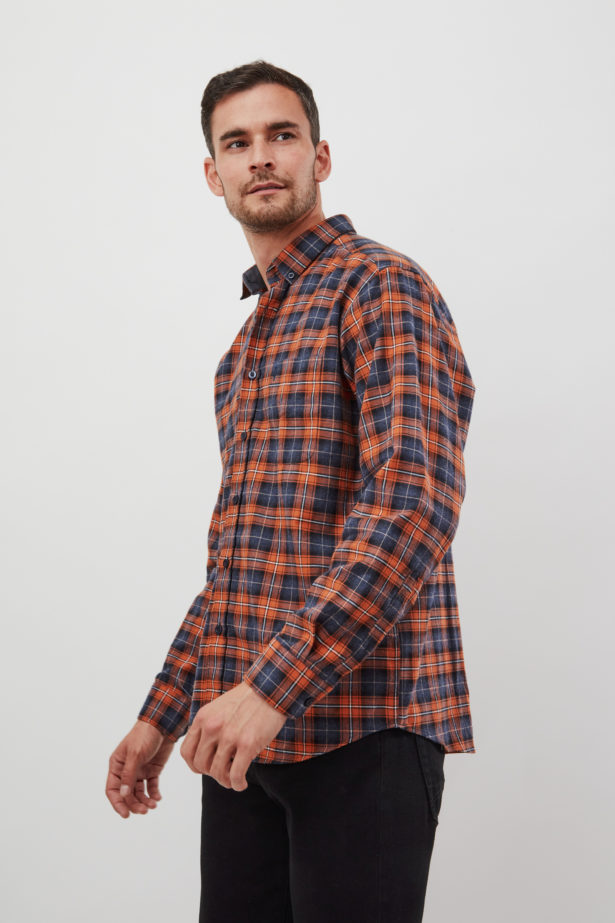 Chemise Marlboro Classics à Carreaux - Taille L, Manches Courtes, Coton - Occasion Très Bon état