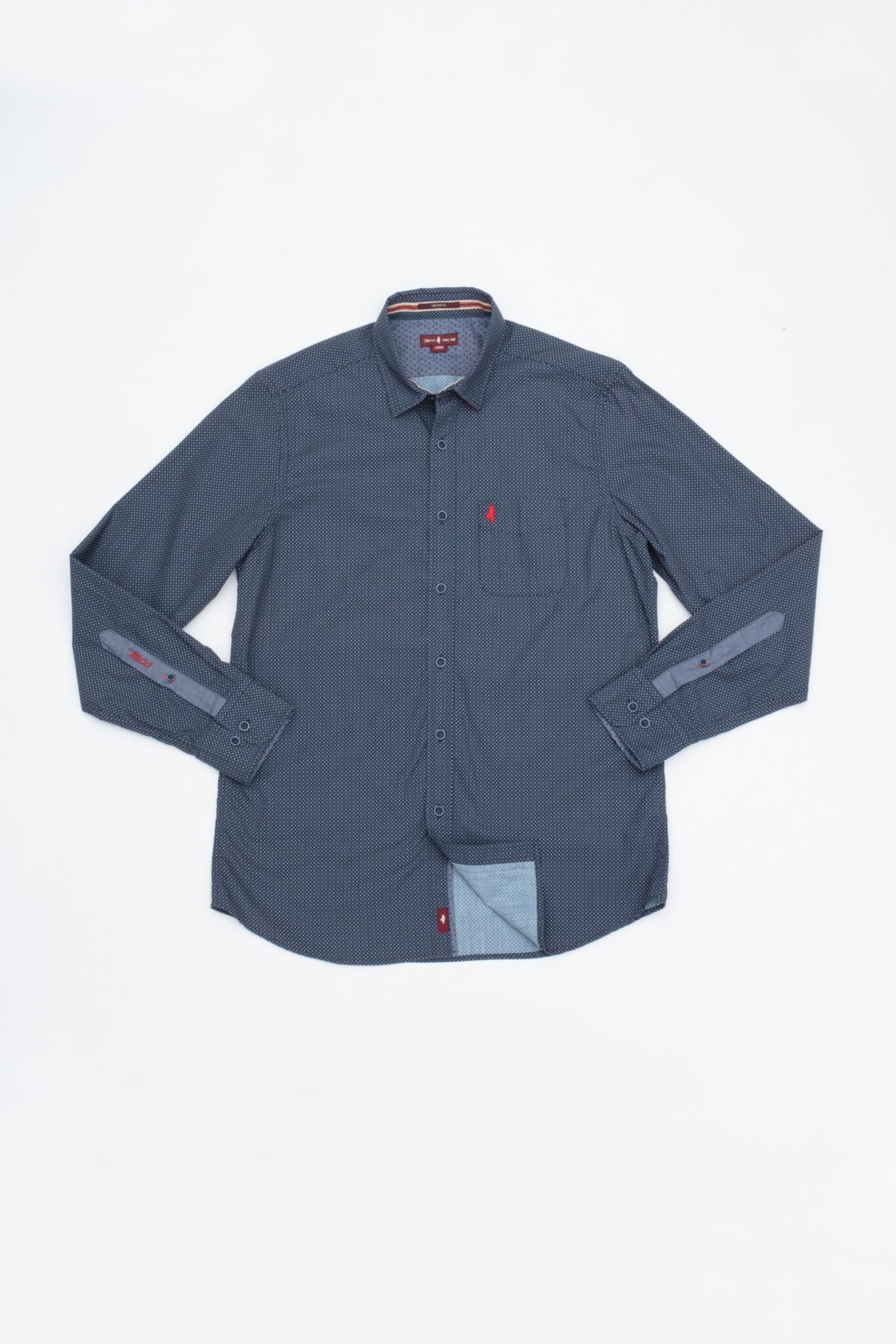 Cerruti 1881 CERRUTI VESTE AUTOMNE HIVER SURPIQURES BICOLORES TL OU 42 44 Coton Bleu Fonce