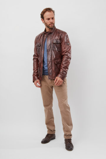 marlboro classics leather jacket