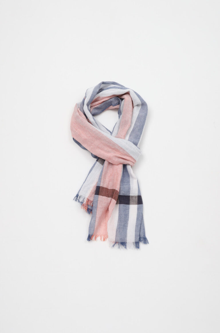 Chèche rayures tissées