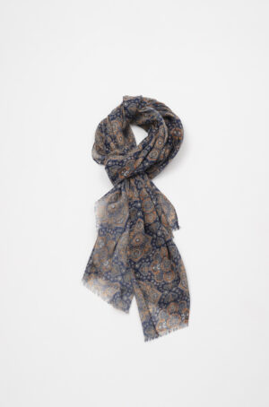 Chèche imprimé motifs cashemire