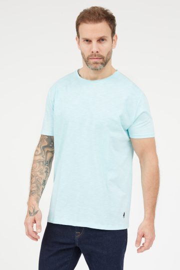 Basic short sleeves Tee Shirt with fancy
