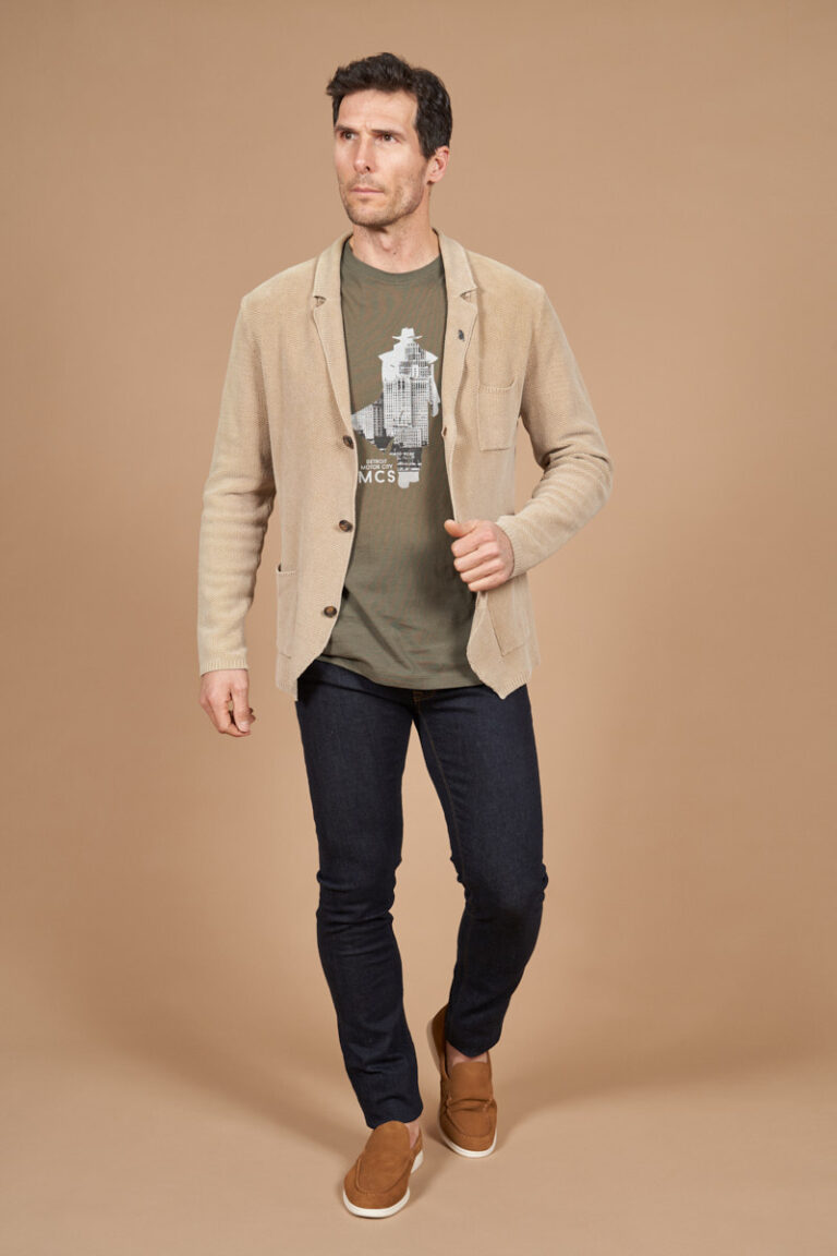 Bi-color leather wallet