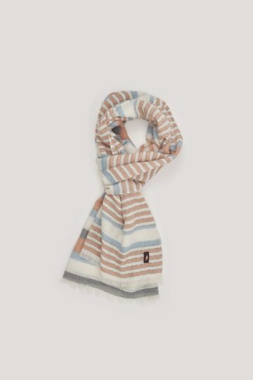 Chèche tissé à rayures