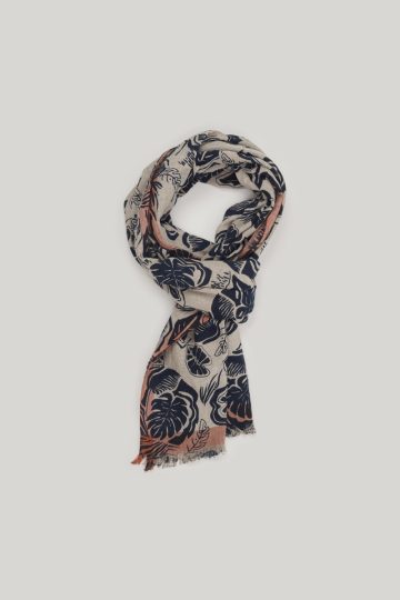 Hawaiian floral scarf