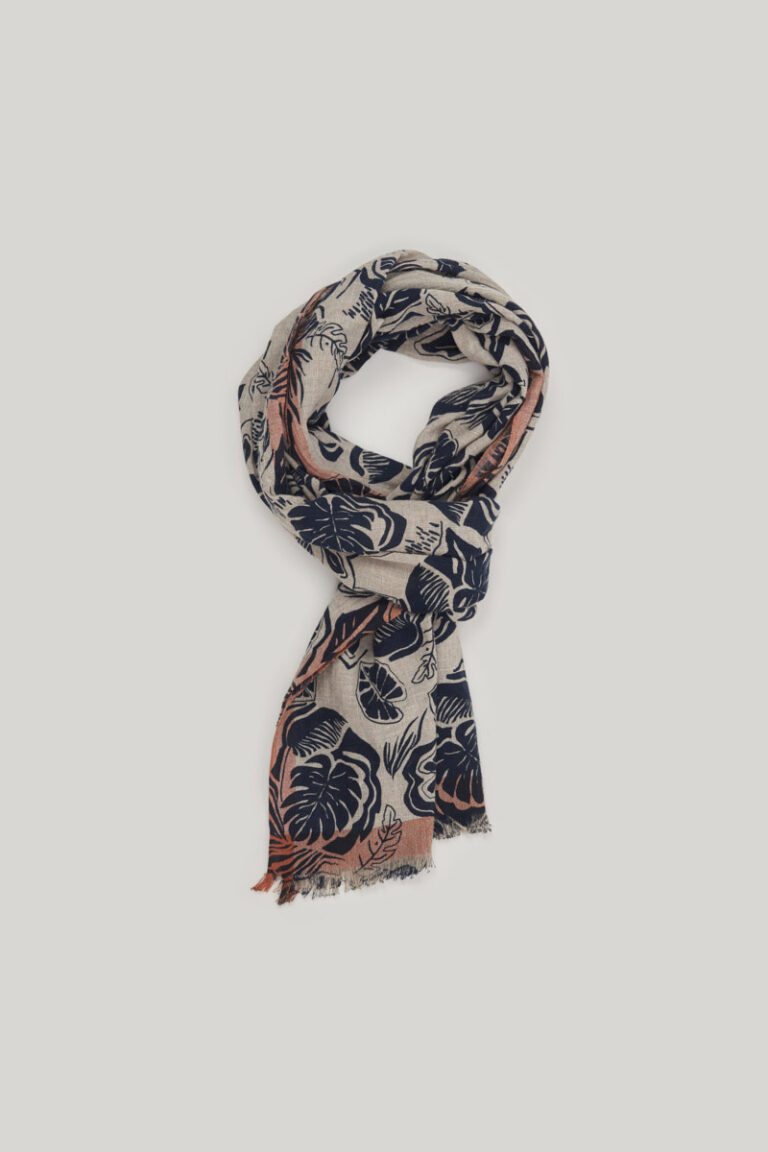 Chèche motif à fleur Hawai