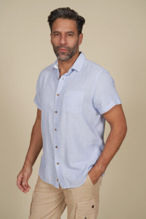 Structured short sleeves shirt