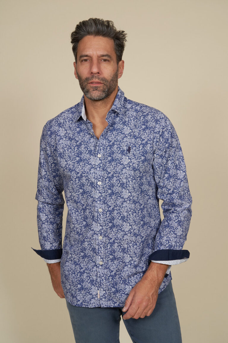 Chemise imprimée à fleurs