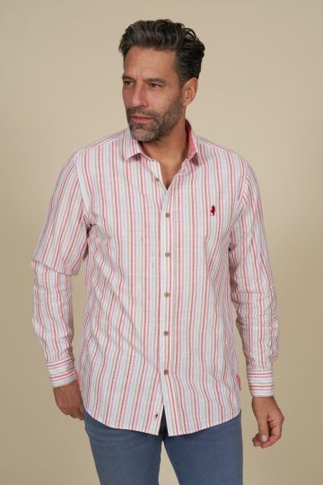 Colored striped shirt