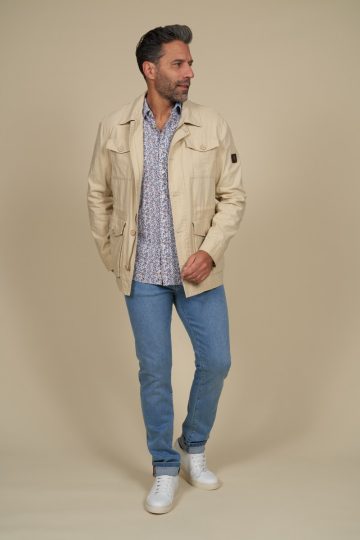 Jean regular tapered fin stretch