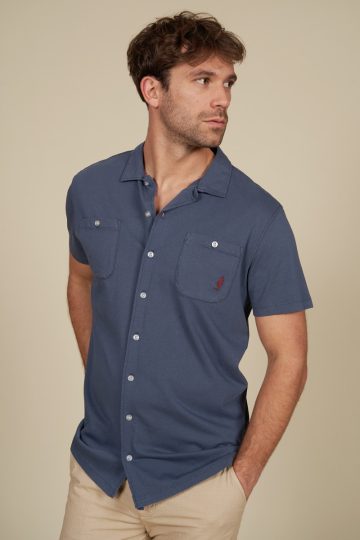 Polo like shirt in jersey